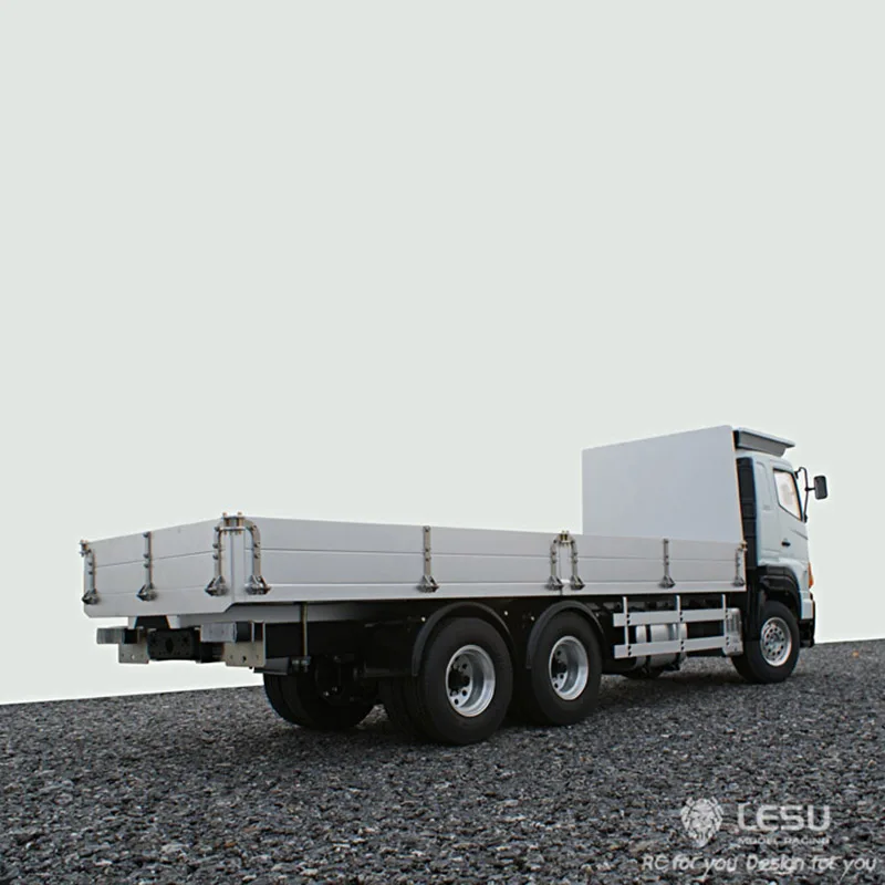 1/14 LESU RC Hino700 6x4 планшетный металлический шасси|Радиоуправляемые грузовики| |