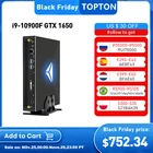 Игровой мини-ПК TOPTON 10-го поколения, Intel Core I9-10900F Nvidia GTX 1650, 4G, настольный компьютер 2 * DDR4 M.2, Windows 10, AC, Wi-Fi