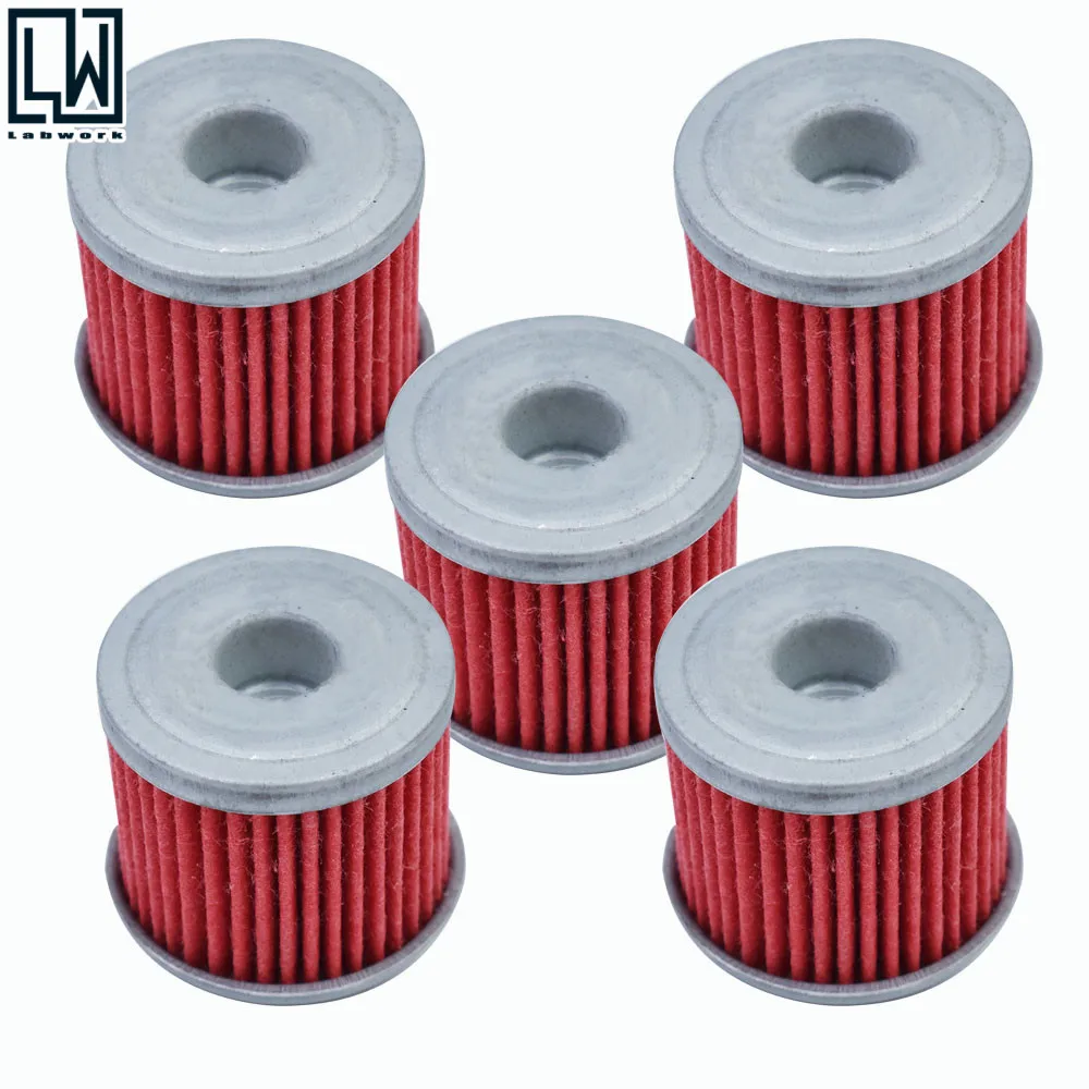 

5x Oil Filter Fit For Honda TRX450R CRF150R CRF150RB CRF250X/R CRF450X CRF450R