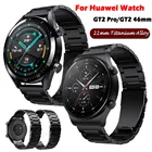 Ремешок для часов Huawei Watch GT3 GT2 GT 2 3 46 мм GT2 Pro, браслет из металлического титанового сплава для смарт-часов Honor Magic Watch 2 46 мм