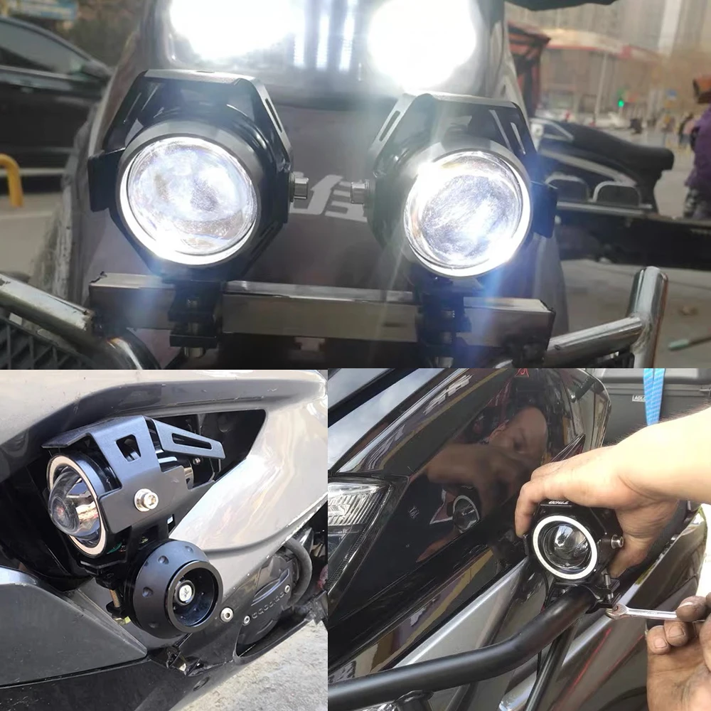 Motor Spotlights Fog Head Light Headlights U5 Headlamp For MP3 125 400 300 125 250 500 DNA ICE 50 GP 2019 2020 images - 6