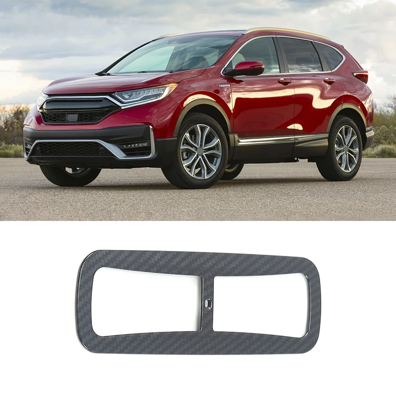 Для Honda CR-V CRV 2017-2021 углеродное волокно светильник ПА для чтения крышка отделка