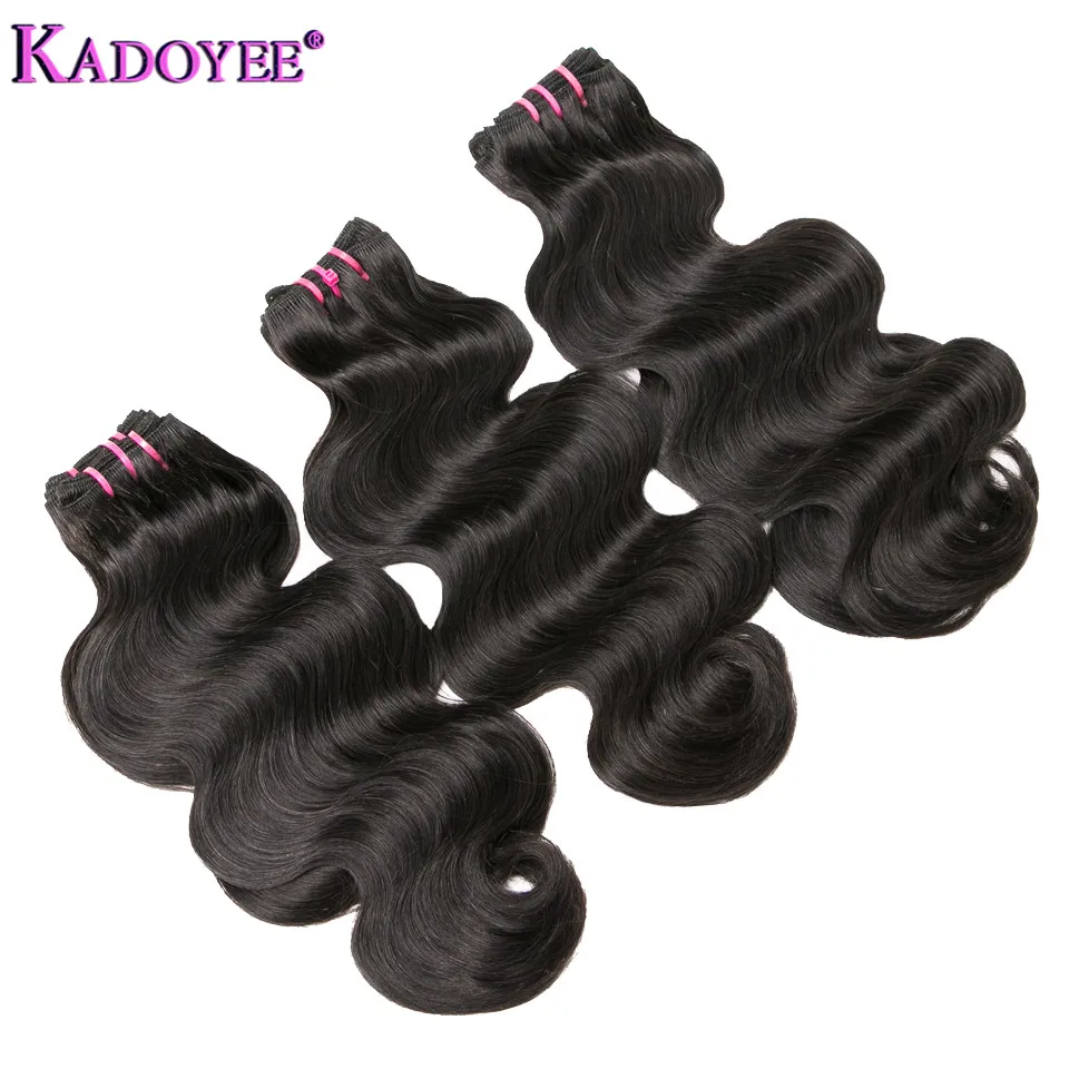 Фунми волосы объемная волна человеческих волос пряди бразильских Плетение 3