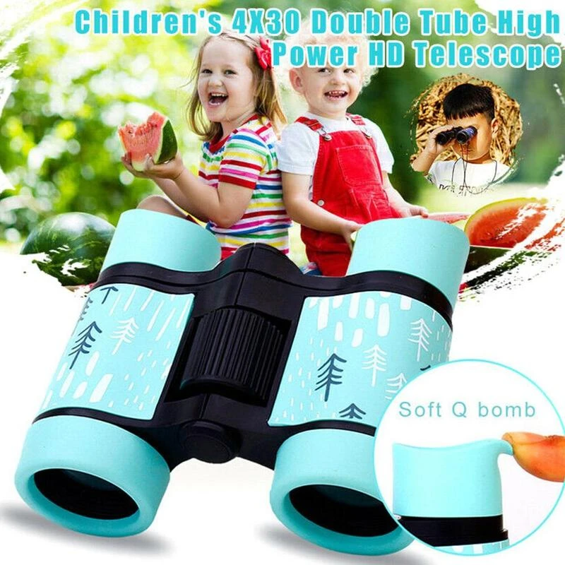 Портативный бинокль 4X30 Нескользящий Резиновый Подарочные игрушки детские