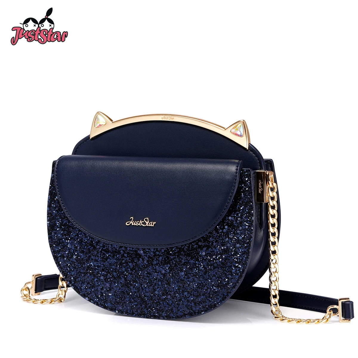 Бренд JUST STAR женские сумки мессенджеры из искусственной кожи модные с цепочками