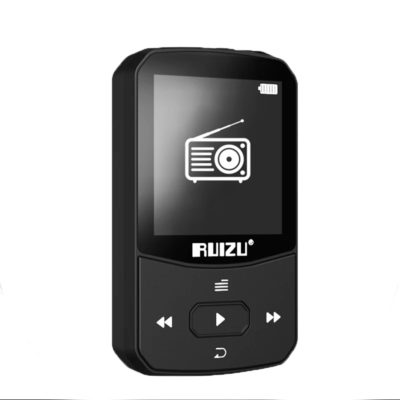 2021 RUIZU X52 спортивный мини Bluetooth MP3 плеер музыкальный с поддержкой TF карты FM радио и
