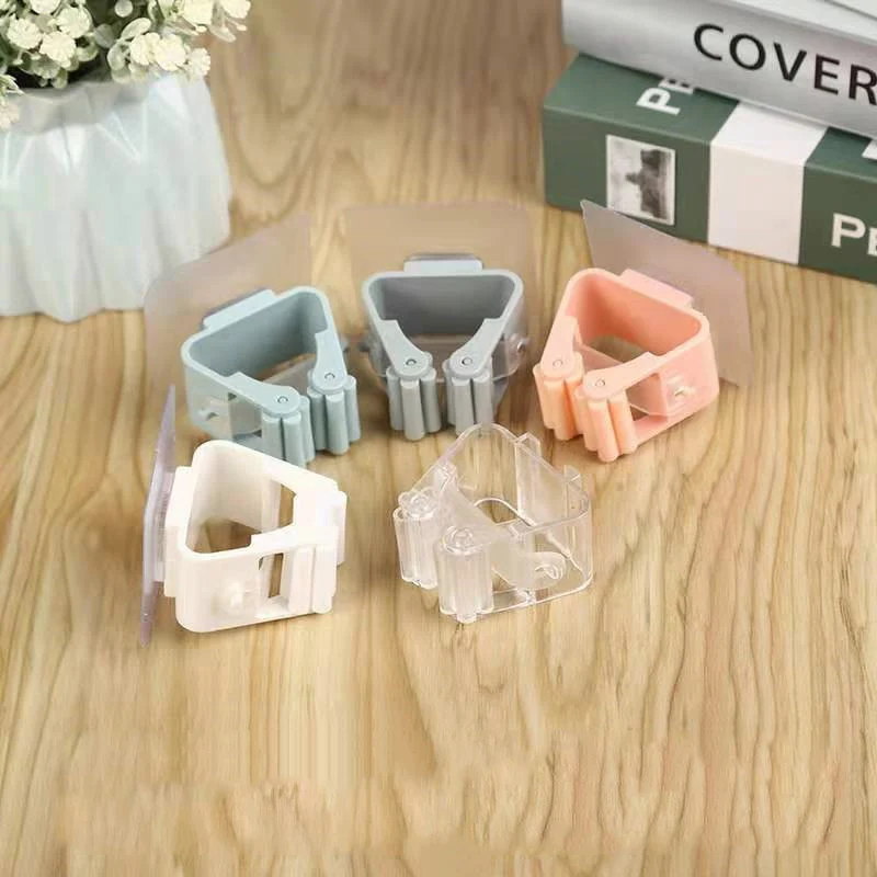 Пластиковый настенный держатель для швабры ванной комнаты органайзер кухонный