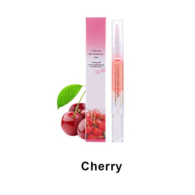 1 PC 5ML Nail Cuticle Oil Revitalizer Nutrition Nail Art Tools For Manicure Care Nail Treatment Cuticle Revitalizer Oil Prevent - Цвет: Cherry