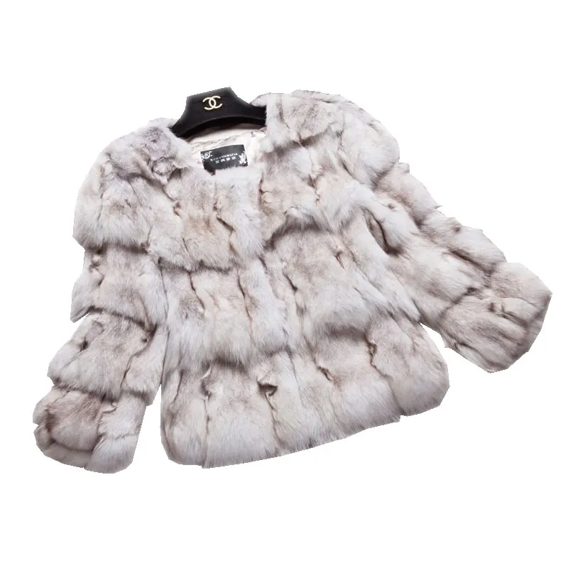 2020 new autumn natural real fox fur coat for women