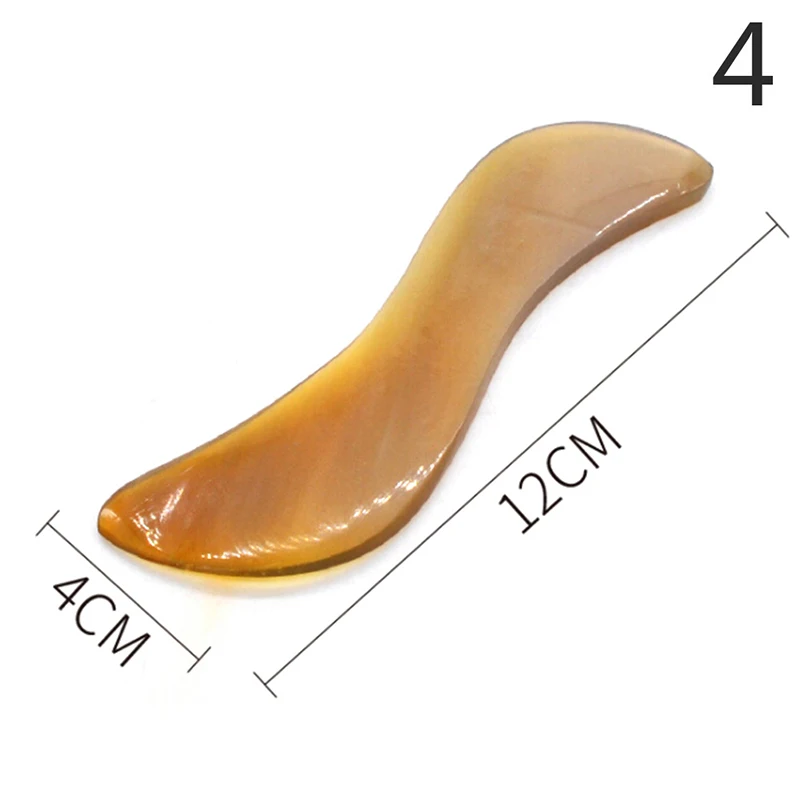 1 шт. лечебная спа терапия натуральный рог буйвола антистресс Guasha массажный