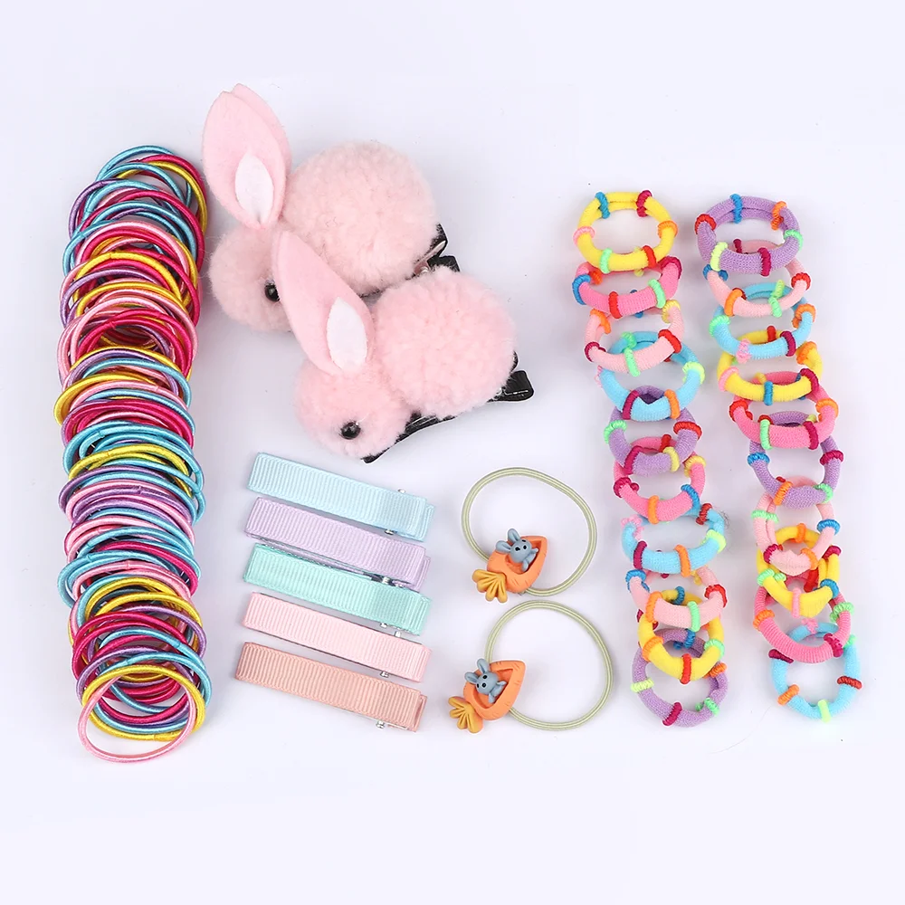 Смешанные яркие разноцветные женские аксессуары для волос комплект Детские с