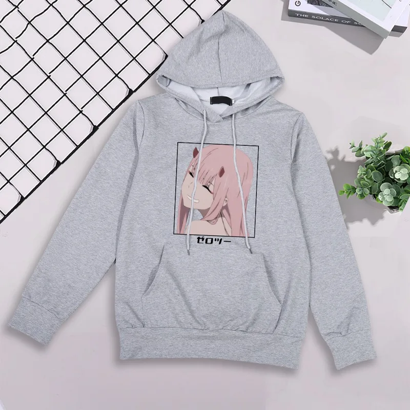 

Darling In The Franxx Men Women Unisex Hoodies Sweatshirts Zero Two Hoodie Streetwear For Spring Autumn