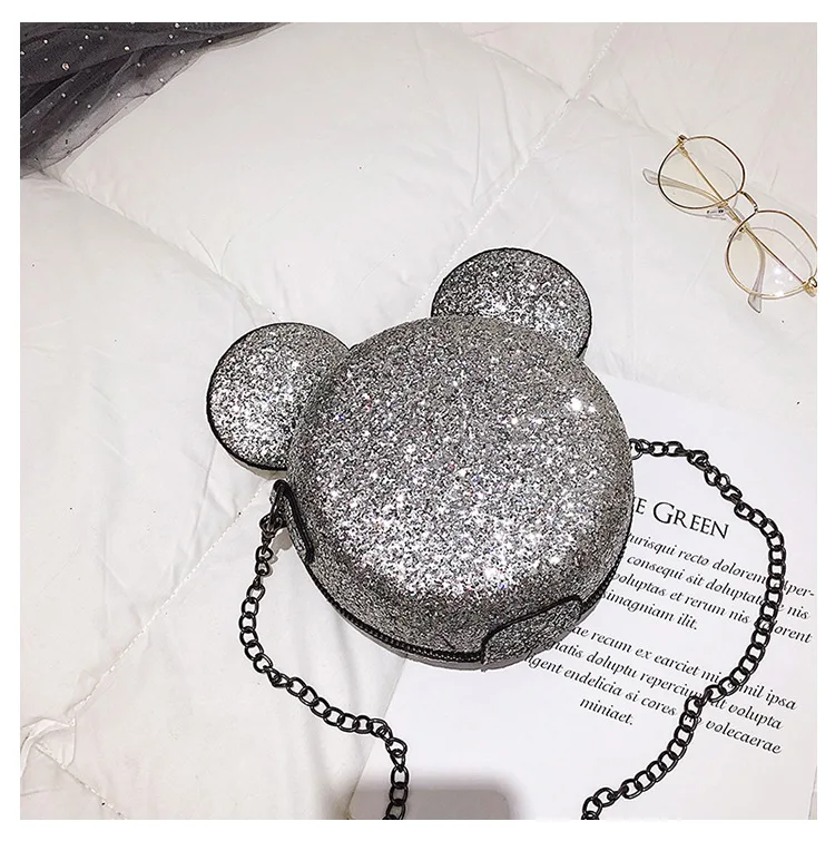 Disney Микки Маус женские модные сумочки на плечо милые Мультяшные женские маленькая круглая сумка мессенджер женская сумка для хранения