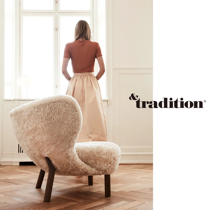 U-BEST простой современный одноместный диван маленький чайный столик