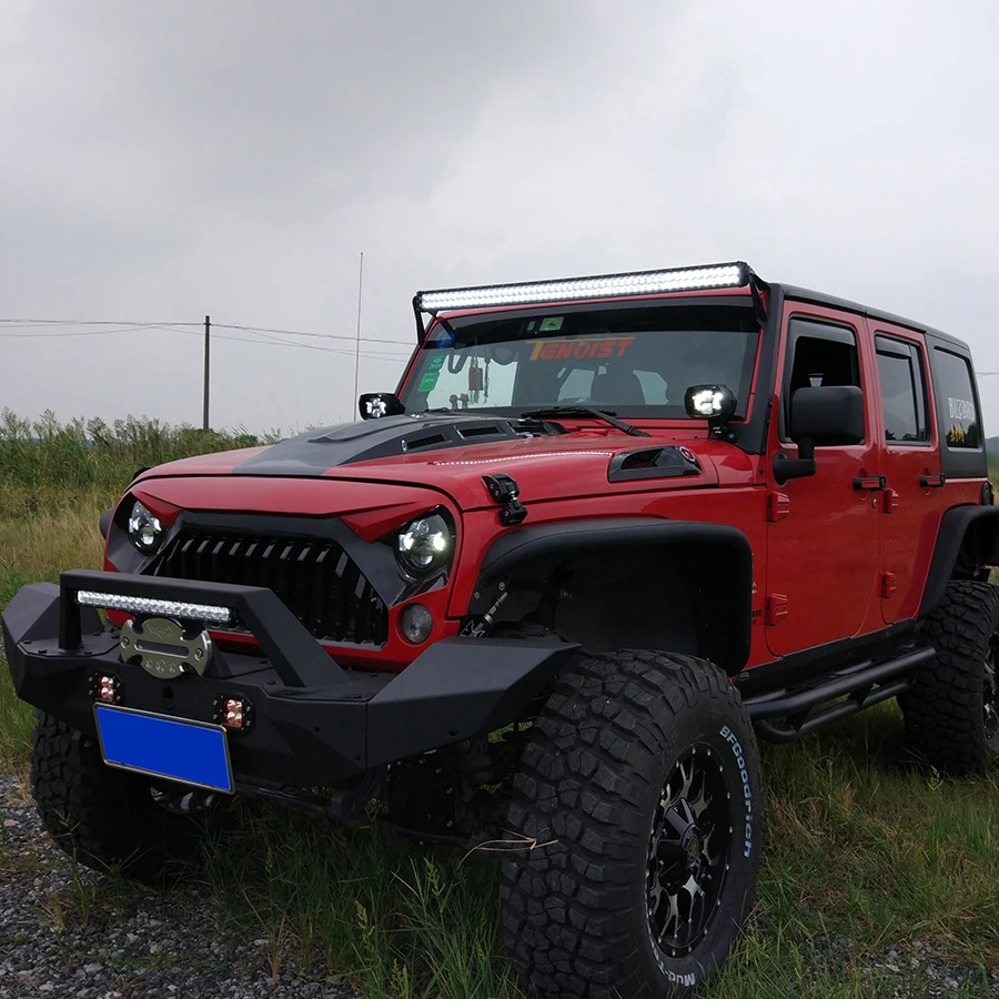 Супер яркий 5 дюймовый 4D объектив 40 Вт фасветильник для автомобиля SUV Wrangler