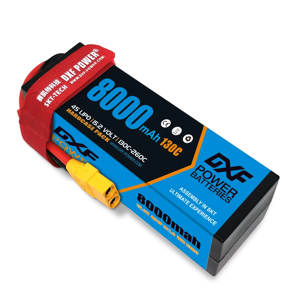 

DXF 3S 4S 11.1V 14.8v 15.2V lipo battery 6500mAh 6750mAh 8000mAh 8400mAh 100C 200C130C 260C 120C 240C AKKU for 1/8 Buggy Truggy