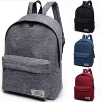ladies fashion cool canvas school bag double zipper large capacity computer travel backpack mobile phone coin purse for women