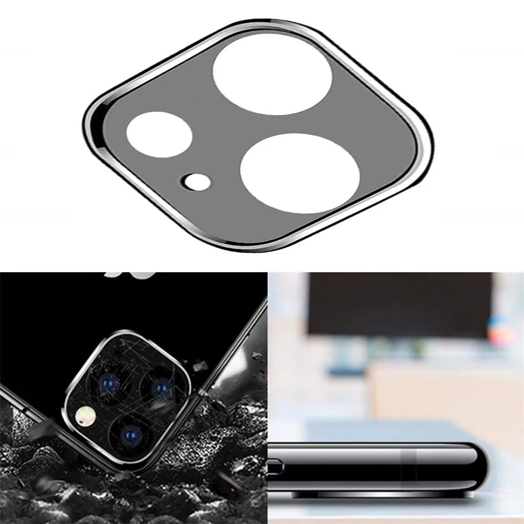 Металлическое закаленное стекло для задней камеры защита объектива iPhone 11 6 1