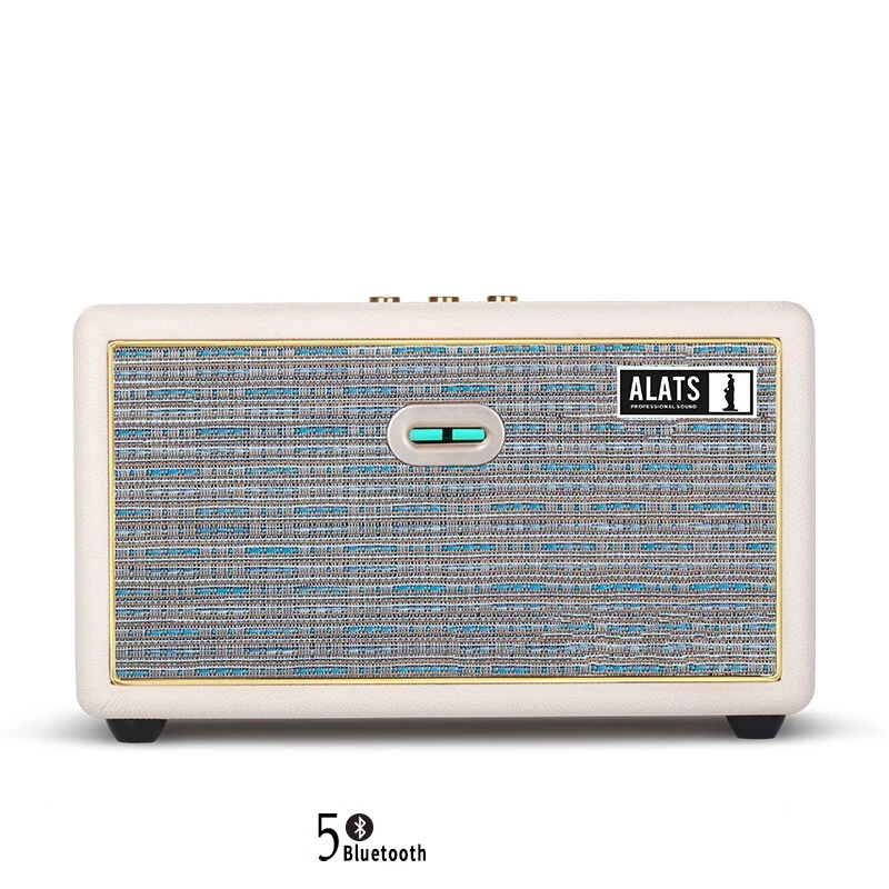 Беспроводная bluetooth колонка Профессиональный сабвуфер Hi Fi стерео деревянная с