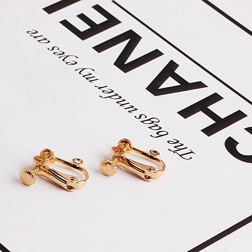 10 шт. новые модные непирсинговые регулируемые болты для сережек клипсы ушей