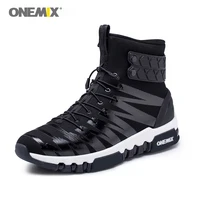 onemix boots for men running shoes high top trekking sport shoes crosser fitness outdoor jogging sneakers comfortable walking