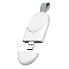 Зарядное устройство для Apple Watch, дорожное автомобильное зарядное устройство, портативное беспроводное магнитное быстрое зарядное устройство USB для Apple Watch серии SE 6 5 4 3 2 1