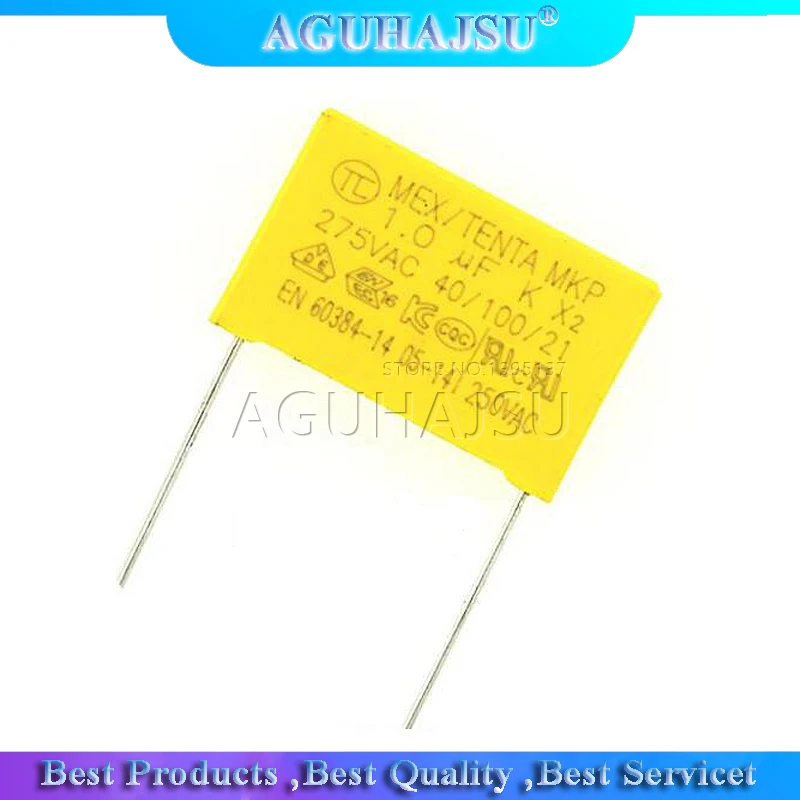 10 шт. X2 Безопасность конденсатор с алюминиевой крышкой 22 5 мм 275VAC 275V 0 мкФ 33 47 56 68 82 1