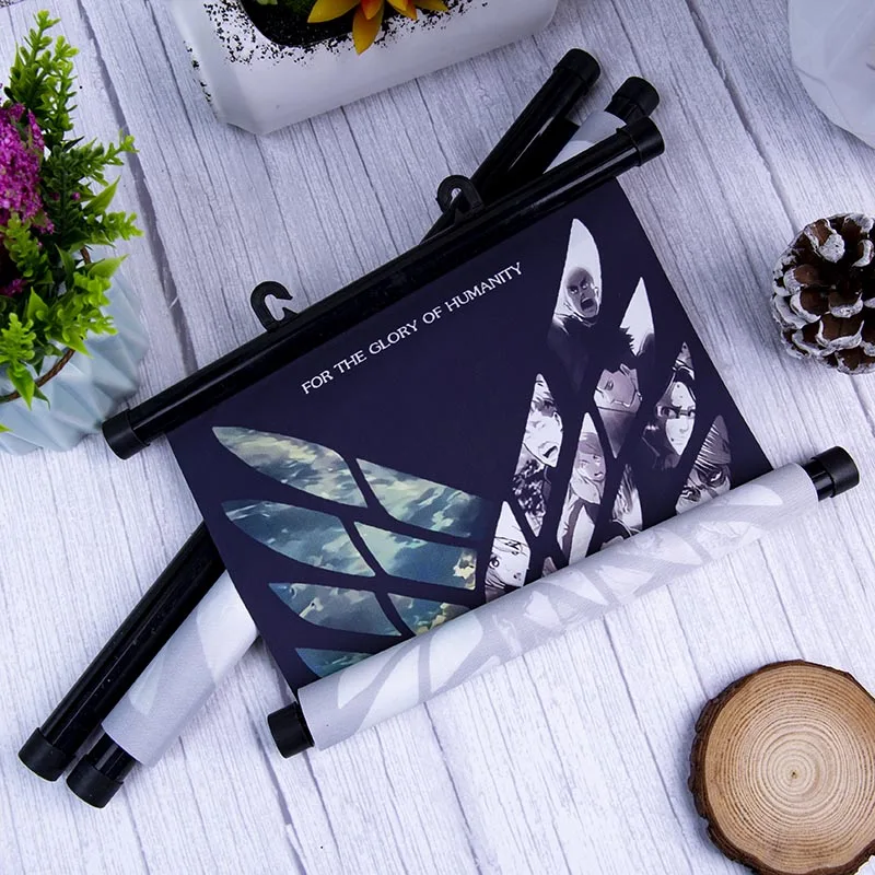 Японский аниме атака на Титанов Крылья Свободы Холст водонепроницаемый