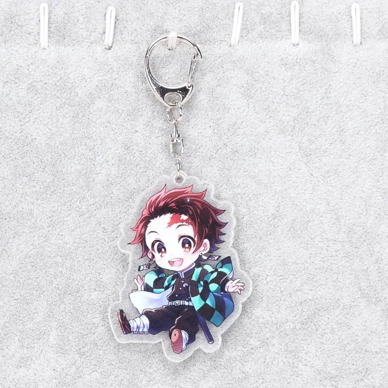 Acrylic keychain1 5,5-16 см Kimetsu no Yaiba акриловый демон убийца Kimetsu no Yaiba брелок Tanjirou Nezuko Kamado фигурка на акриловой подставке Рождество - Цвет: Acrylic keychain1
