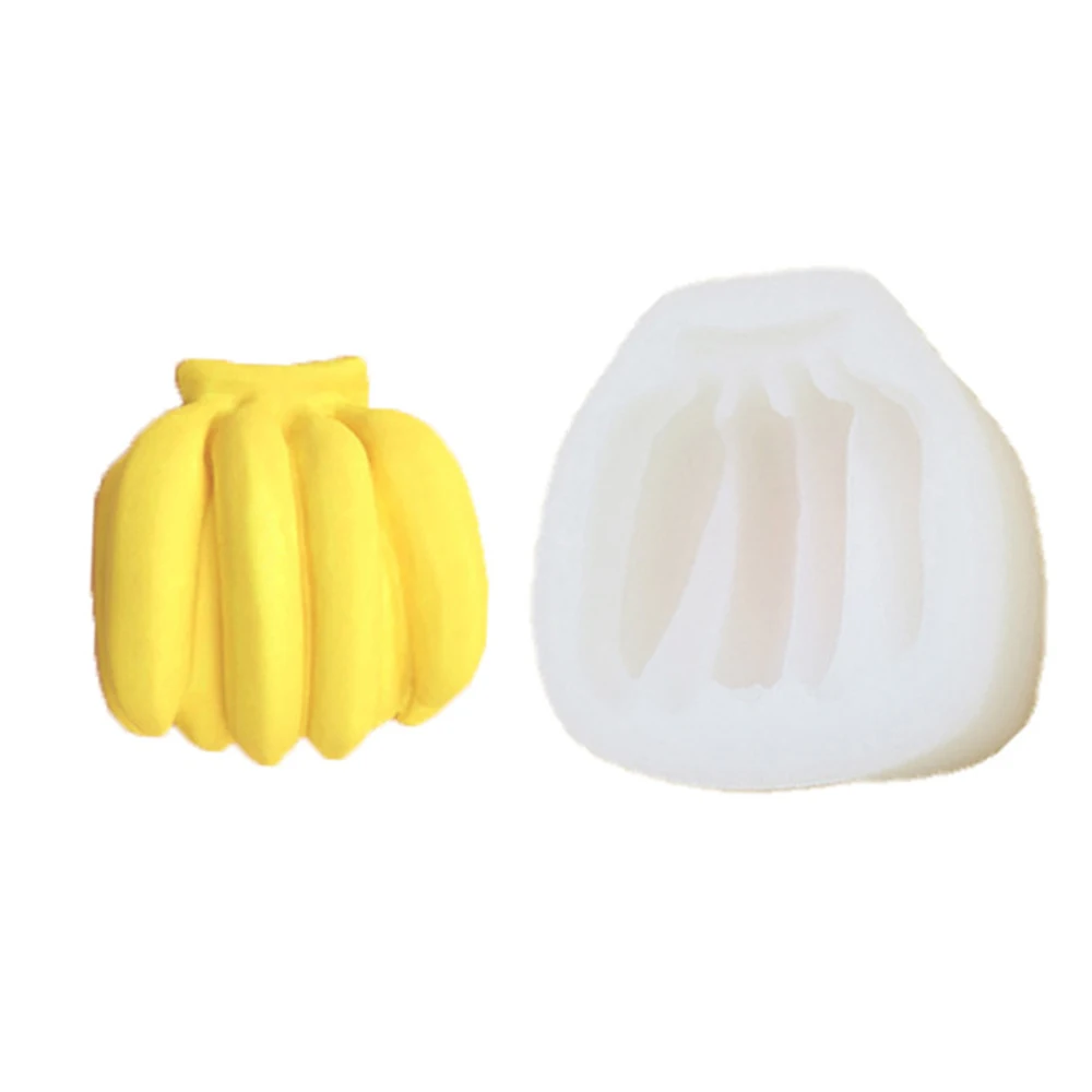 

3D Banana Silicone Wax Candles Mold Soap Silicone Mould DIY Handmade Craft Resin Clay Soap Model Aromatherapy Plaster Clay Mold