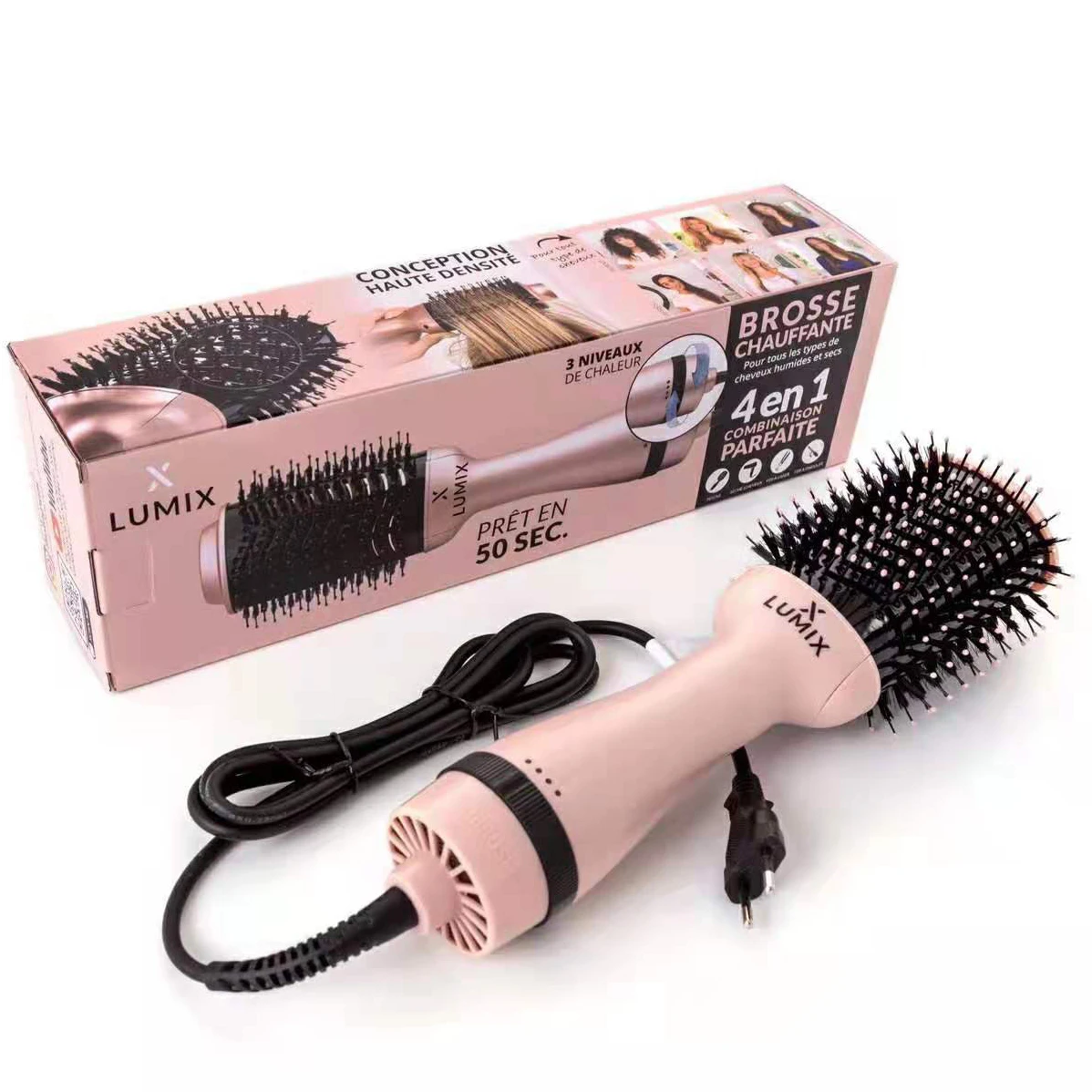 Щетка с горячим воздухом одноэтапный фен и объединитель 2 в 1 для салона | Бытовая