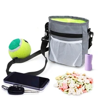 portable pet dog treat bag training belt pocket bag puppy snack reward waist bag for outdoor aids pouch food container pouch