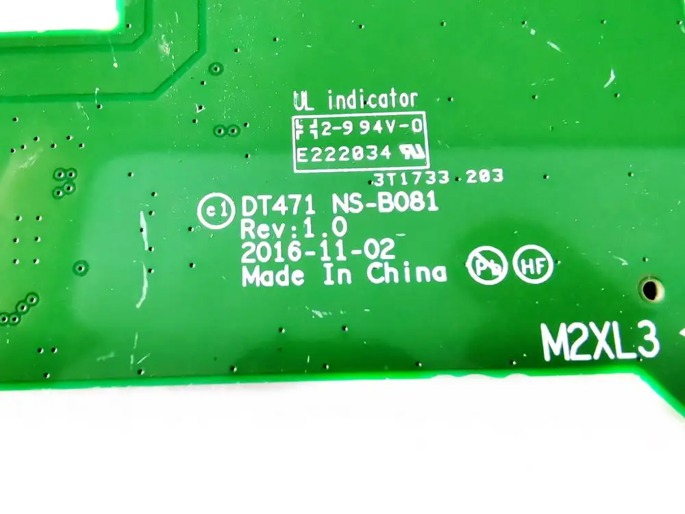 Оригинал для Lenovo T470S аудио SD плата DT471 NS B081 REV 1 0 протестирована хорошая бесплатная