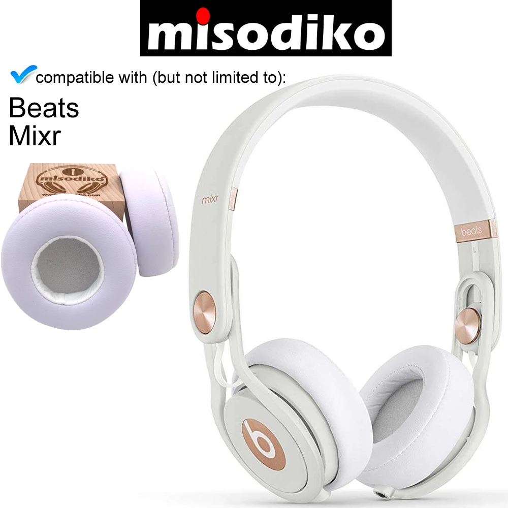 Misodiko сменные амбушюры Подушка Комплект-для Beats Dr. Dre Mixr проводные наушники на ухо, запасные части амбушюры