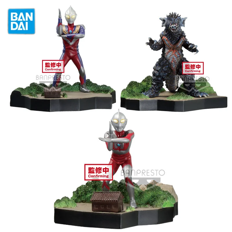 Японская модель Bandai Ultraman Battle Monster, модель руки, Тига Ultra XXX, фигурка Yanakargi, сцены, детские игрушки, модель, кукла, подарки