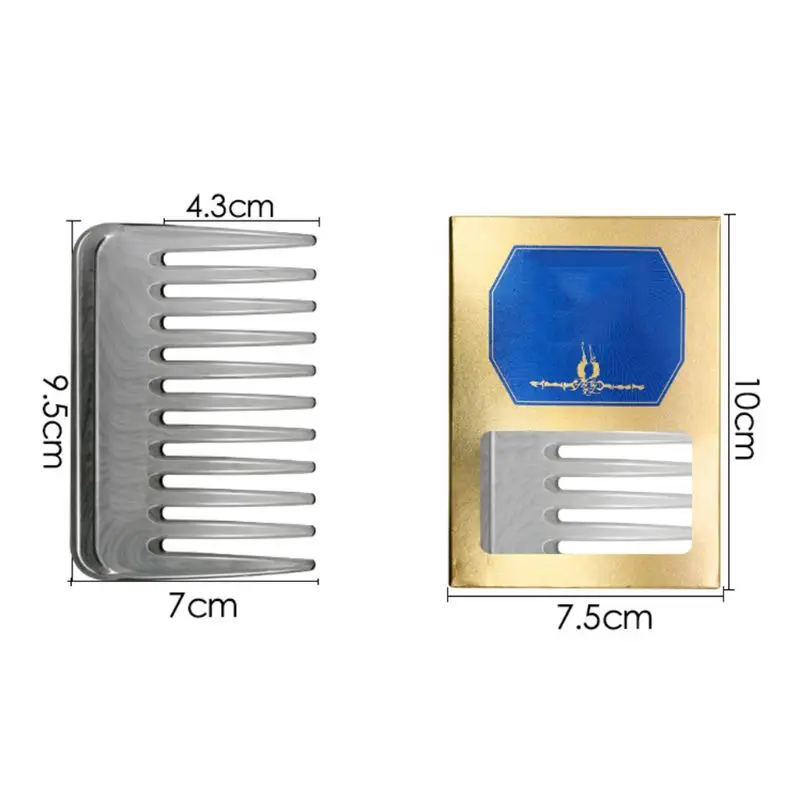 Портативная широкая зубная Расческа с большой задней головкой для