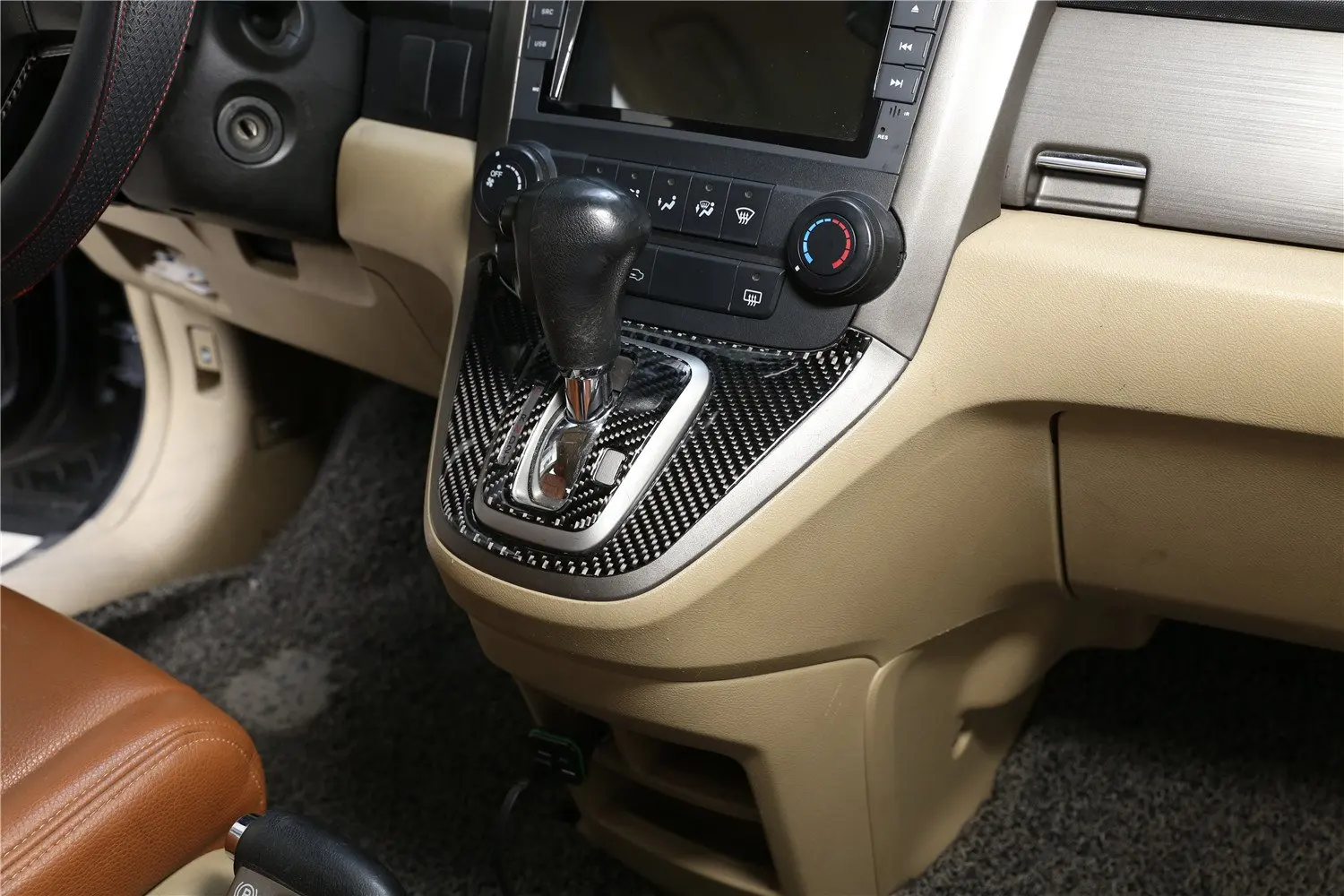 Панель переключения передач из углеродного волокна для Honda CRV CR-V 2007-2011 |