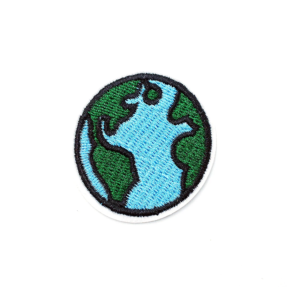 Нашивка из ткани Earth (Размер: 4 0x4 2 см) украшение для джинсов курток сумок одежды