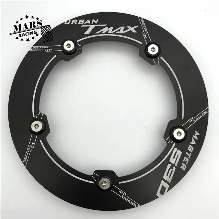 Motorcycle Decorative Cover Transmission Belt Pulley Adornment Wheel For Yamaha T-MAX 530 2017 TMAX530 SX TMAX DX | Автомобили и