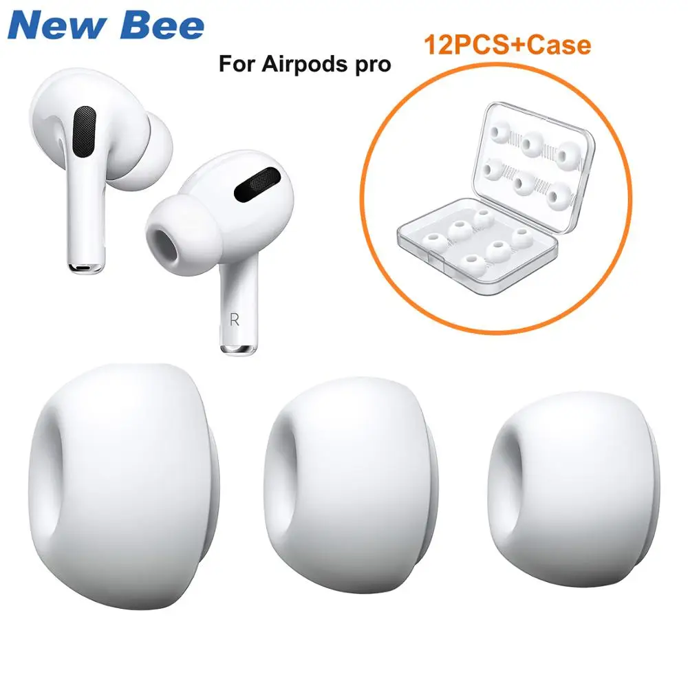 Силиконовые амбушюры с шумоподавлением для Airpods Pro 6 пар Сменные наушники