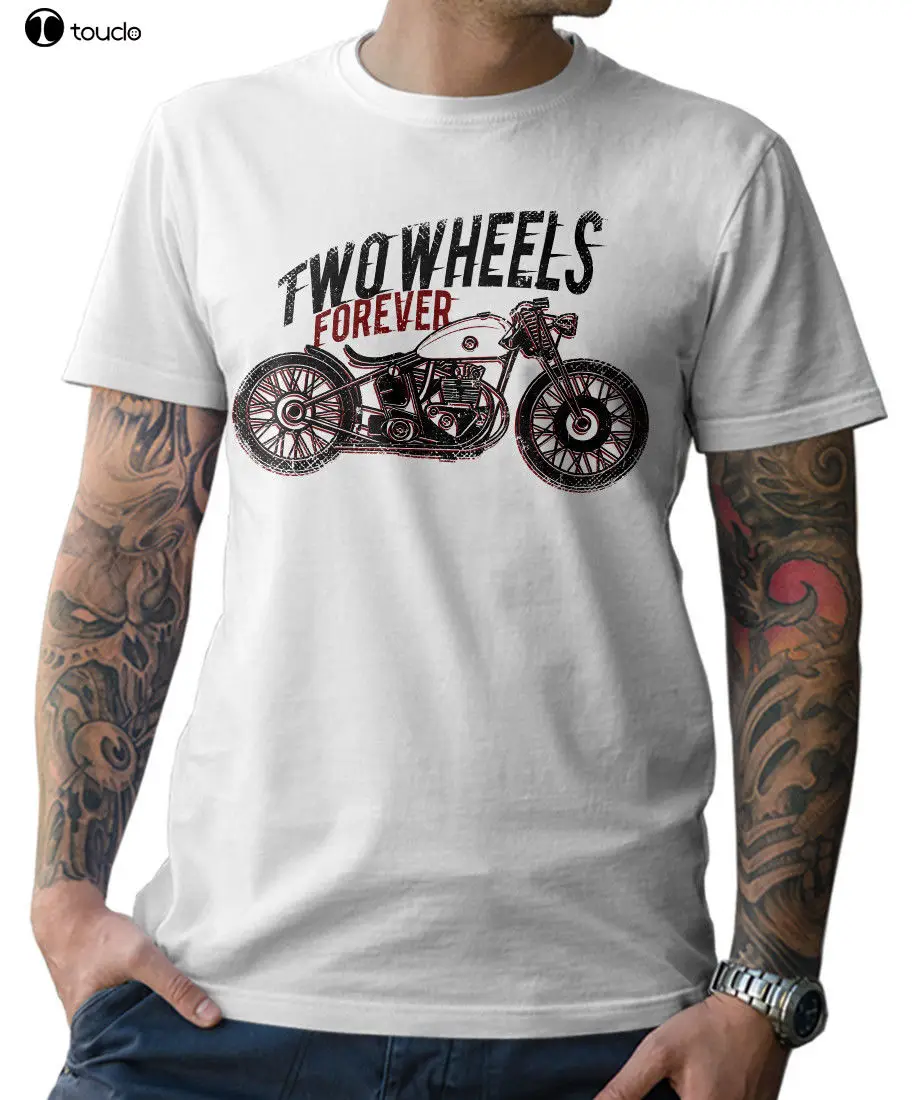 

New Fashion Cool Casual T Shirts BIKER T-Shirt - Motorcycle Motorrad Schrauber Cafe Racer Bobber Oldschool S-5XL Summer T Shirt