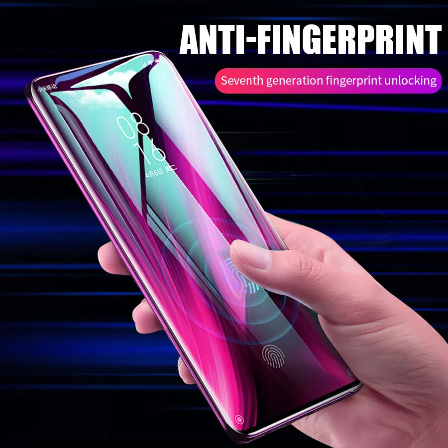 Закаленное защитное стекло 20D с полным покрытием для Xiaomi Redmi Note 7 8 Pro Mi 9 пленка