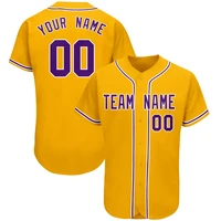 manufacturer adult baseball clothes diy customized mens game training camp sports team baseball jersey wholesale