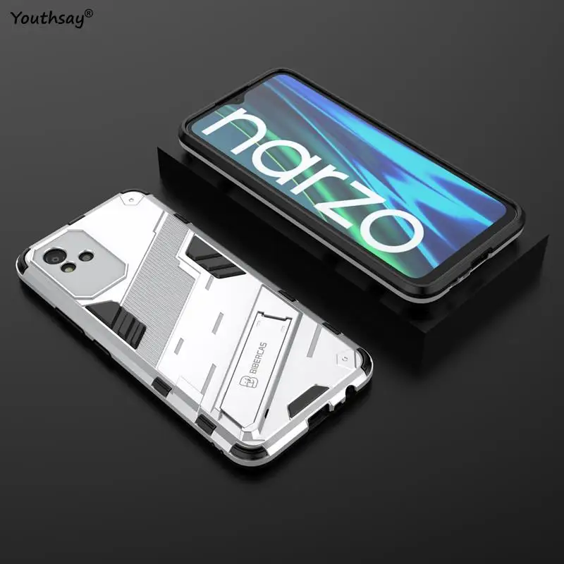 PUNK Case For Realme Narzo 50i Cover For Realme Narzo 50i 50A Shell Armor Shockproof Protective Bumper For Realme Narzo 50i