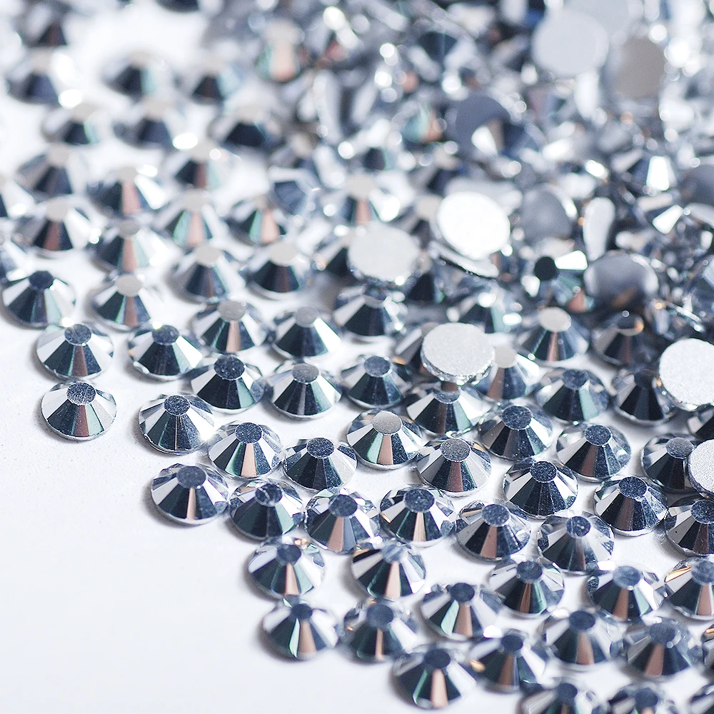 Стразы с плоской задней стороной в виде серебряного шахта хрустальные алмазные
