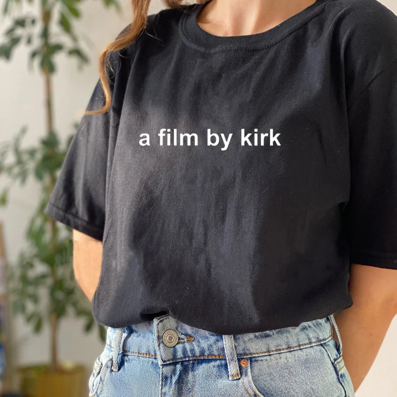 Gilmore Girls T-Shirt Women Funny Letter Printed A Film By Kirk Party Tshirt Cotton Short Sleeve Woman T-shirts Oversize Vintage