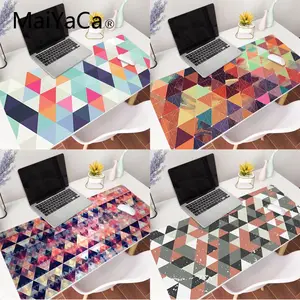 MaiYaCa, 80x40 см, большая индивидуальная Геометрическая клавиатура с фиксирующимся краем, 70x30 см, коврик Deak для Cs Go, LOL