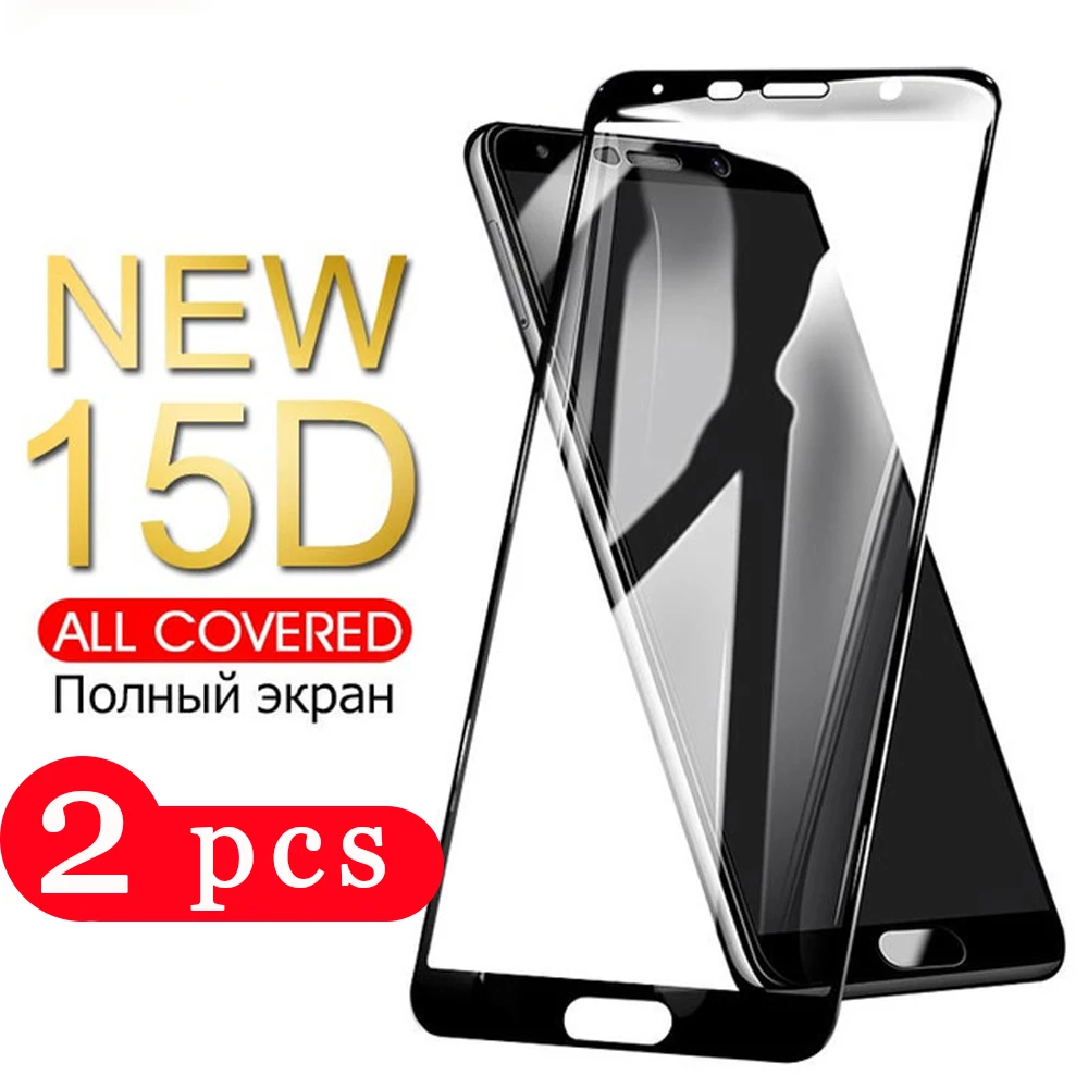 2Pcs full cover for huawei P30 P20 pro P9 lite tempered glass protective film P10 lite phone screen protector glass smartphone