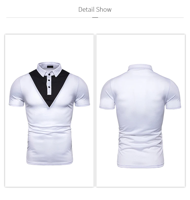 Мужские летние рубашки поло Camisa модные высококачественные хлопковые рубашки поло с коротким рукавом брендовые дышащие повседневные футболки мужская одежда