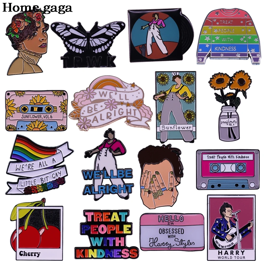 

D3291 Homegaga Funny Enamel Pins For Backpacks Metal Badges On Backpack Pins For Clothes Lapel Pin Bags Badge Gifts Brooch